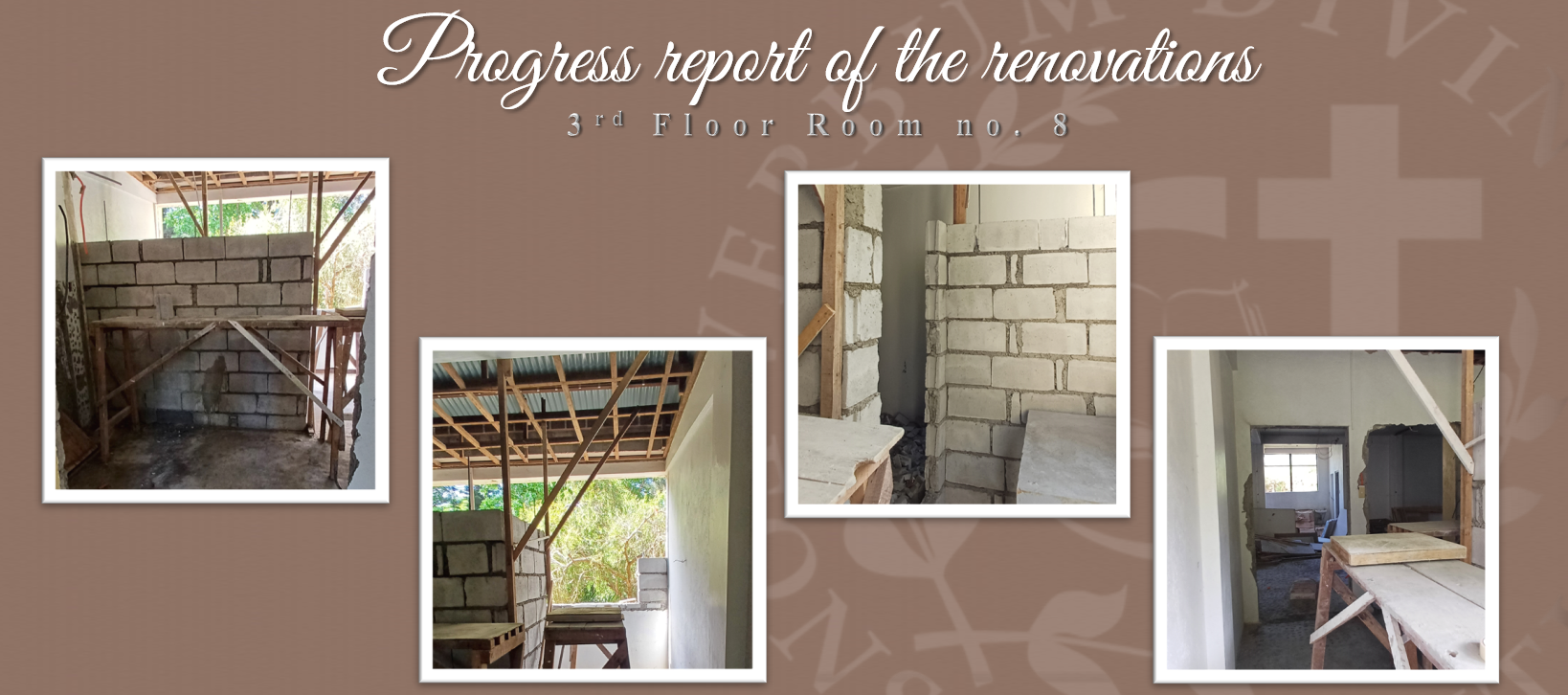 Progress report on the Renovations (3rd Floor Room no. 8)